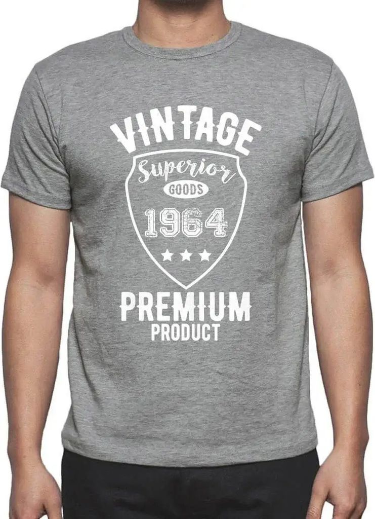 Herren Grafik T-Shirt Erstklassige Waren seit 1964 – Superior Goods Since 1964 – Geschenk 60. Geburtstag Jahrestag 60 Jahre Jubiläum 60 Jähri...