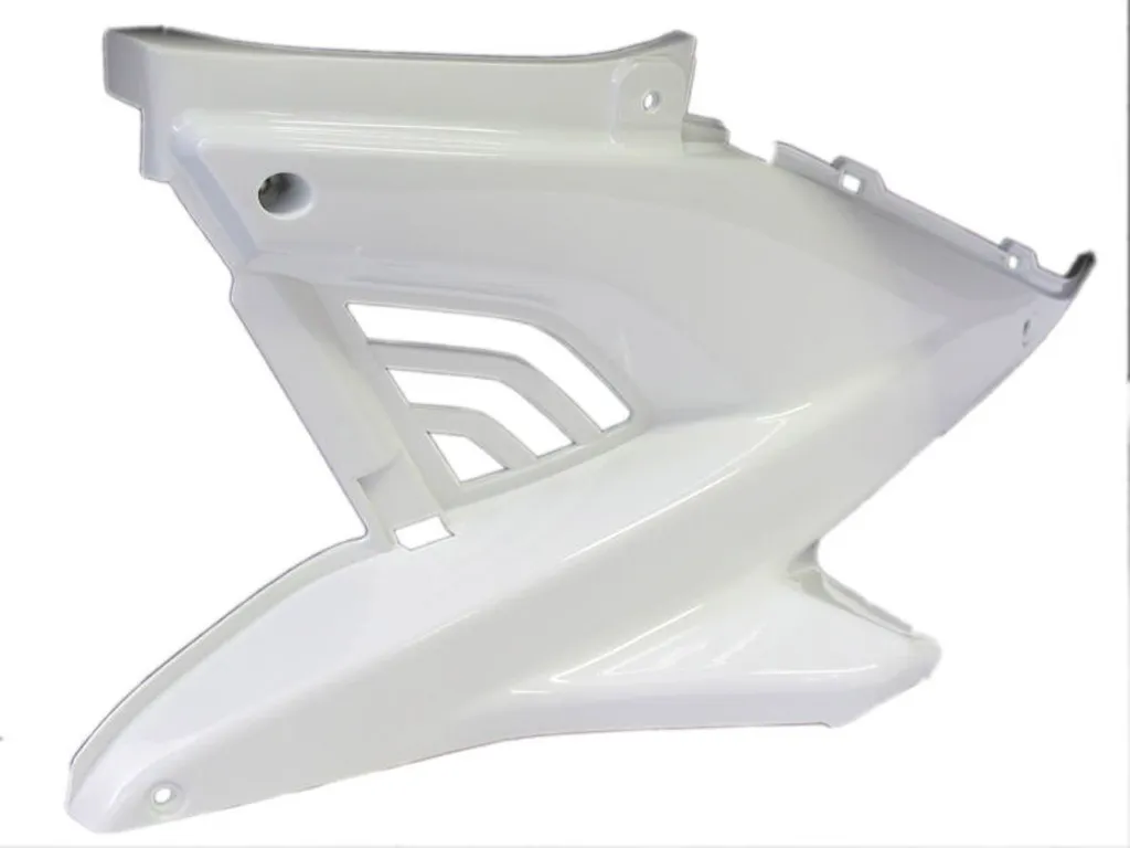 Réparation moteur Yamaha Aerox 2014 : Capot gauche Blanc RED MOTOR Z