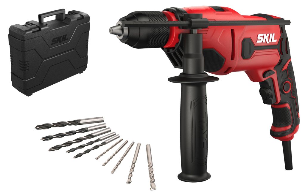 SKIL 6725GA Schlagbohrmaschine (710W,Spindelarretierung,13-mm-Metallbohrfuttern)