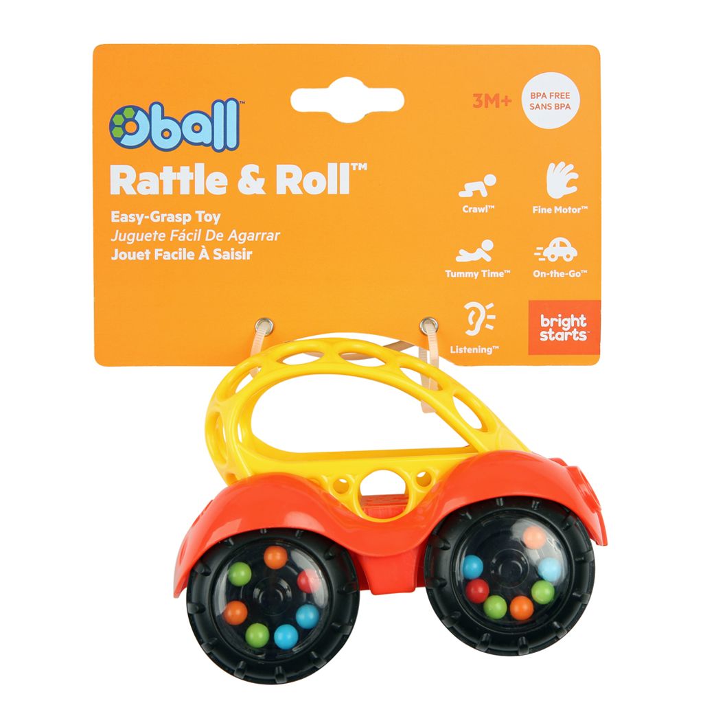Oball Rattle & Roll Buggy - macchinina con sonaglio per Immagine del prodotto 
