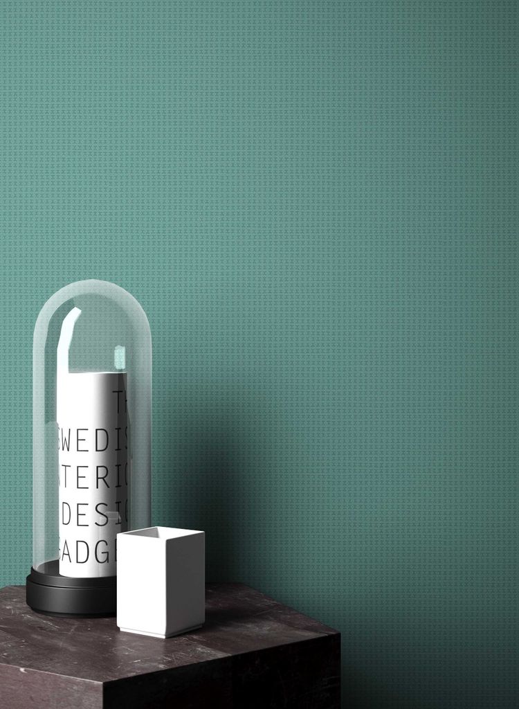 NEWROOM Tapete Grün Vliestapete Unifarbe - Unifarben Uni Produktbild 