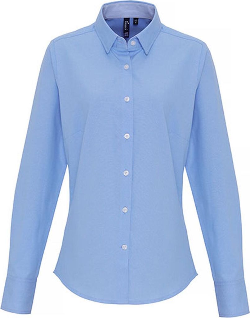 Premier Workwear WomenŽs Baumwolle Rich Oxford Stripes Shirt