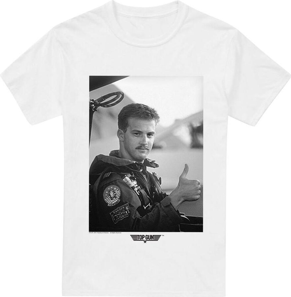 Top Gun - "My Wingman" T-Shirt für Herren TV6973 (XL) (Weiß)