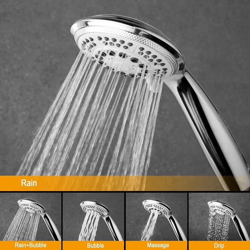 Pomme de Douche pour Faible Pression avec 5 Modes et Grand Format 120mm - 3