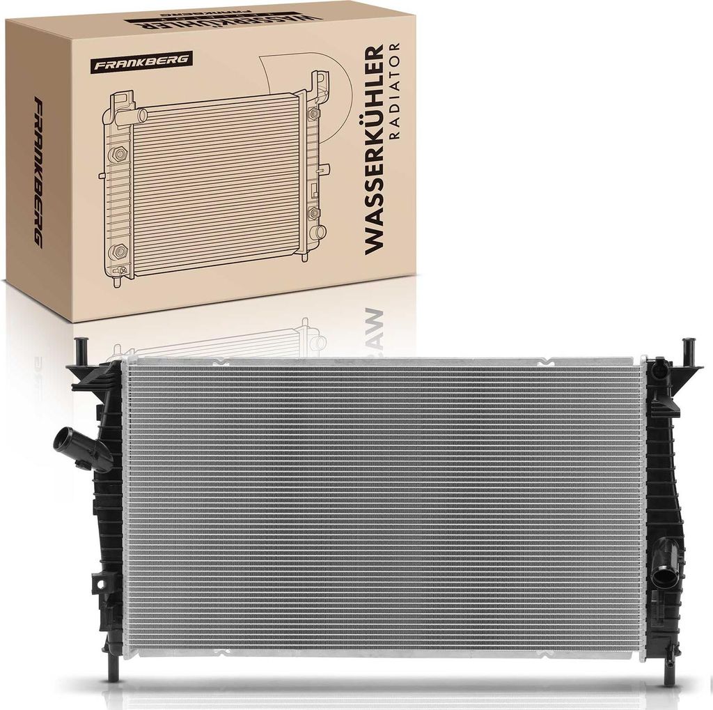 Frankberg 1x Kühler Wasserkühler Motorkühler für Ford C-Max 2007-2010 Focus Volvo S40 V50
