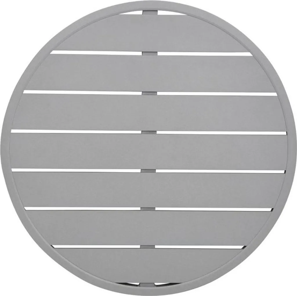 Piano Tavolo da Giardino Bolero 580mm Alluminio Grigio Chiaro