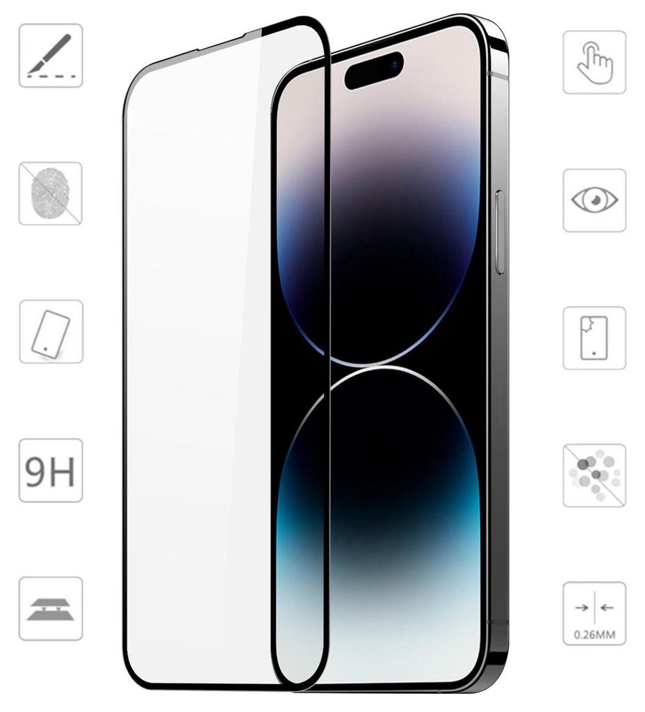 Pre Apple iPhone 15 Pro Max – 2x 3D displej, celoplošná LCD Obrázok produktu 