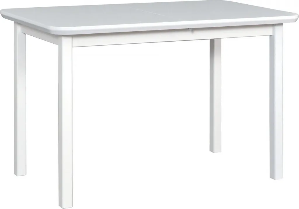 Table à manger LEON 4 blanc design scandinave pour salle à manger moderne