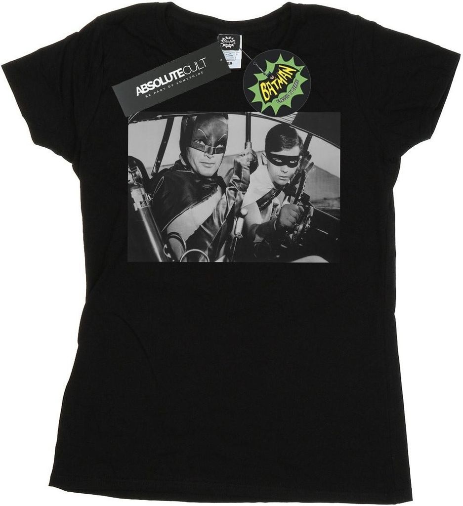 DC Comics - "Batman TV Series Ready For Action" T-Shirt für Damen BI48382 (S) (Schwarz)