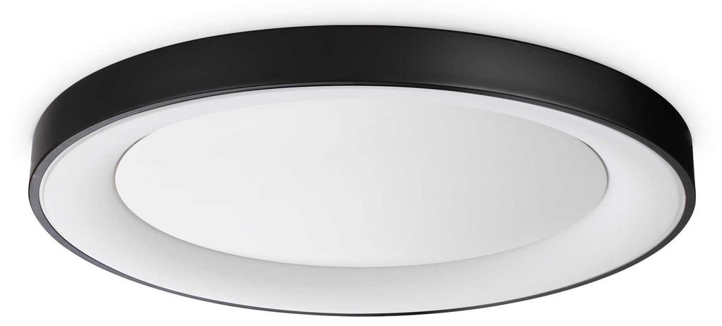 Zeitgenössische Deckenleuchte Planet Metall Schwarz Led Integriert 33W 3000K Ip20