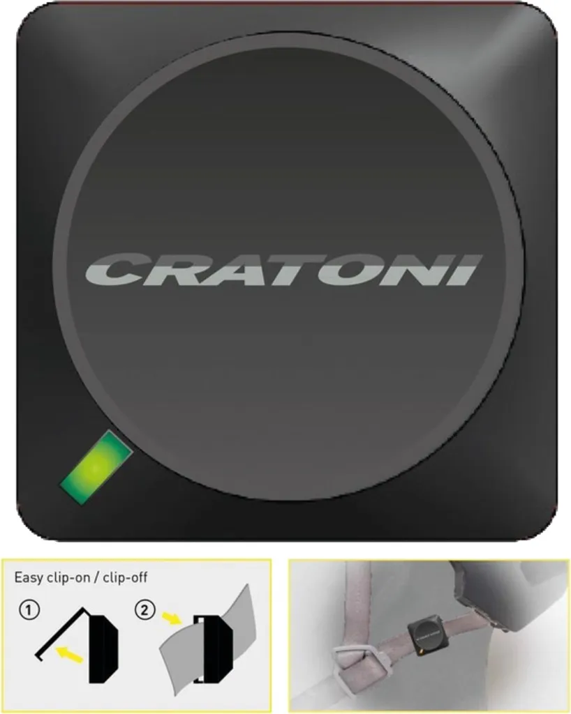 Capteur de sécurité CRATONI C-Safe pour cycliste solo et VTTiste