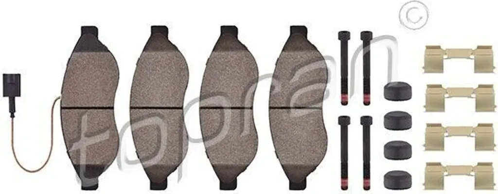 Plaquettes de frein OE 4253 57 pour Boxer Jumper avec friction stable