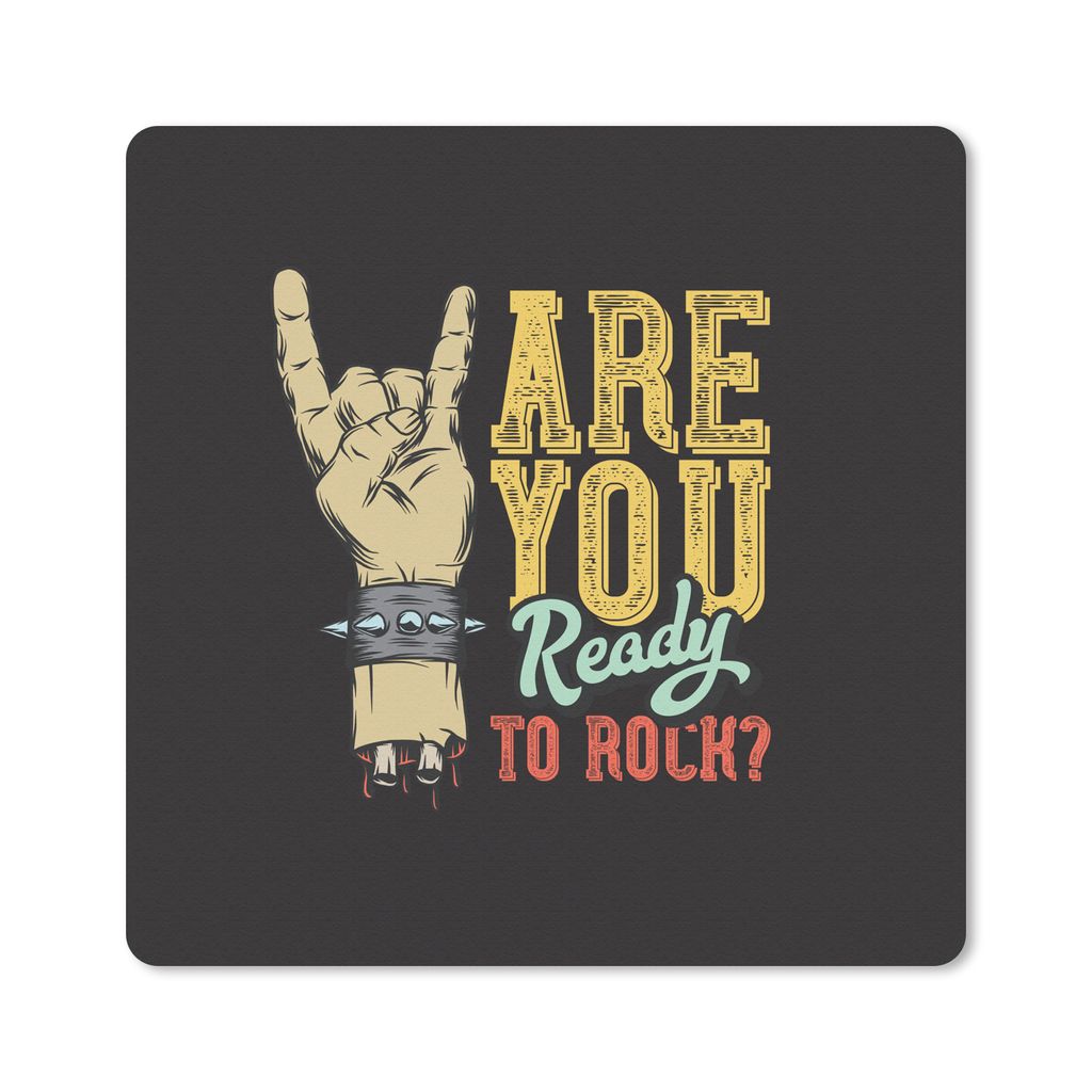 MuchoWow Mauspad Mousepad Armband - Rock - Vintage 30x30 cm - Mousepads - Maus Mat - Pad - Mausunterlage - Gaming