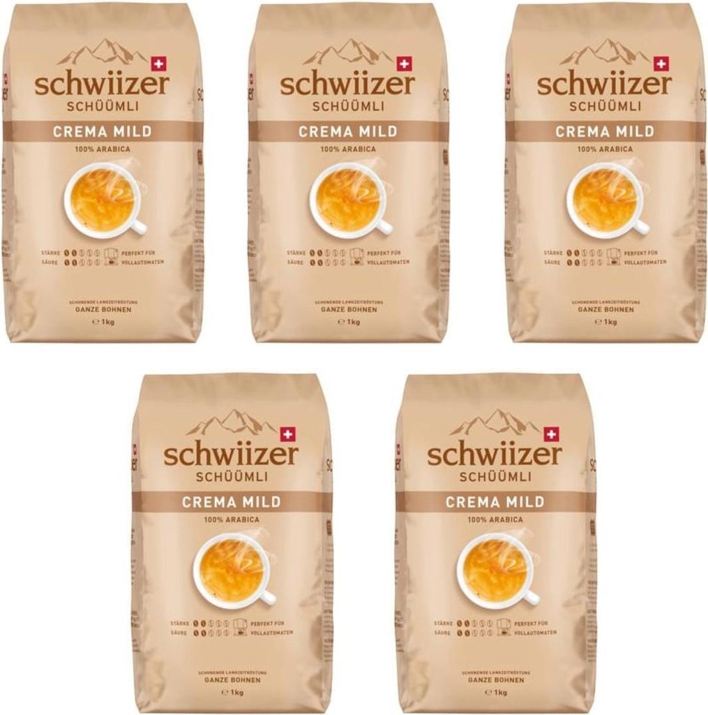SCHWIIZER SCHÜÜMLI Bohnenkaffee Schwiizer Mild SCHWIIZER Produktbild 