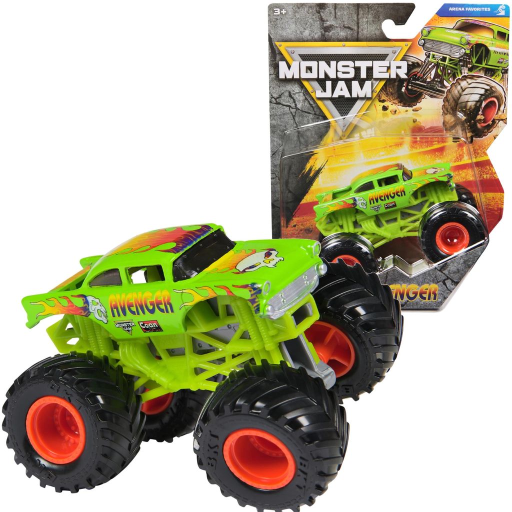 Monster Jam Cars Monster Truck Serie 45 Avenger Fahrzeug Produktbild 
