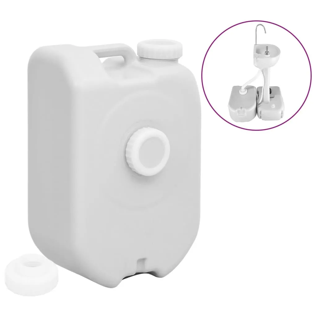 Réservoir eau 24 L Gris haute densité avec adaptateur multi-usages