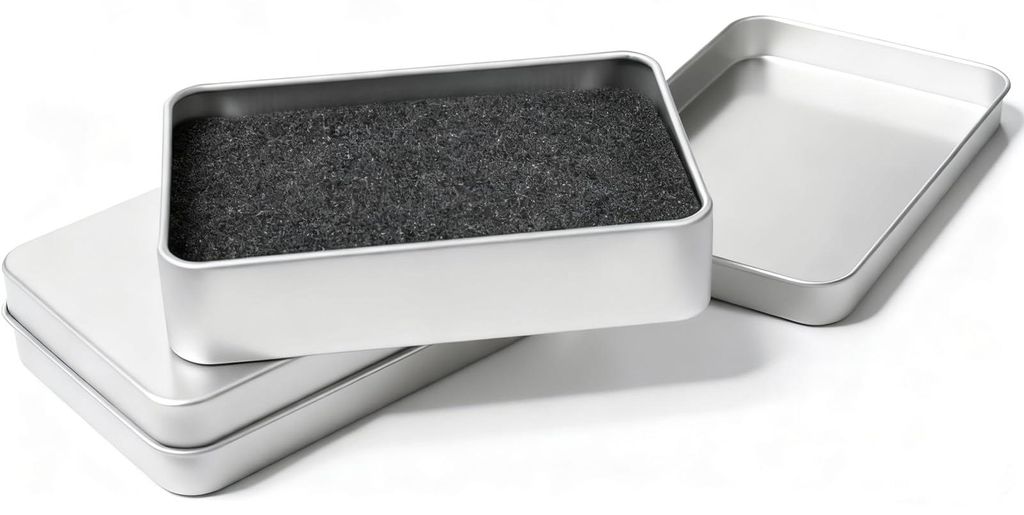 2 Metalldosen mit Deckeln in Form von Spielkarten zur Aufbewahrung von Süßigkeiten, Schlüsseln, Knöpfen, Büromaterial und kleinen Gegenstände...