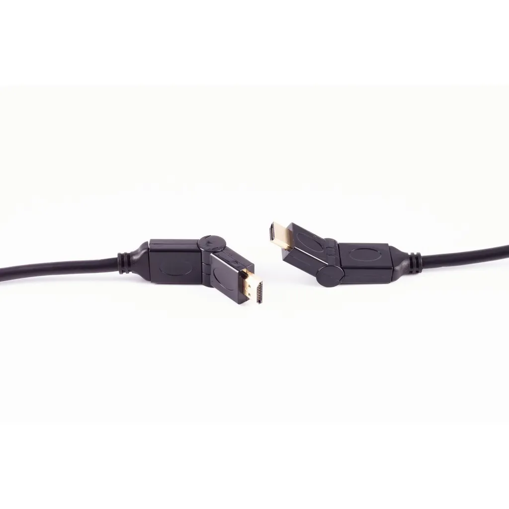 Câble HDMI A mâle coudé shiverpeaks BASIC-S de 2m pour espaces réduits - 3