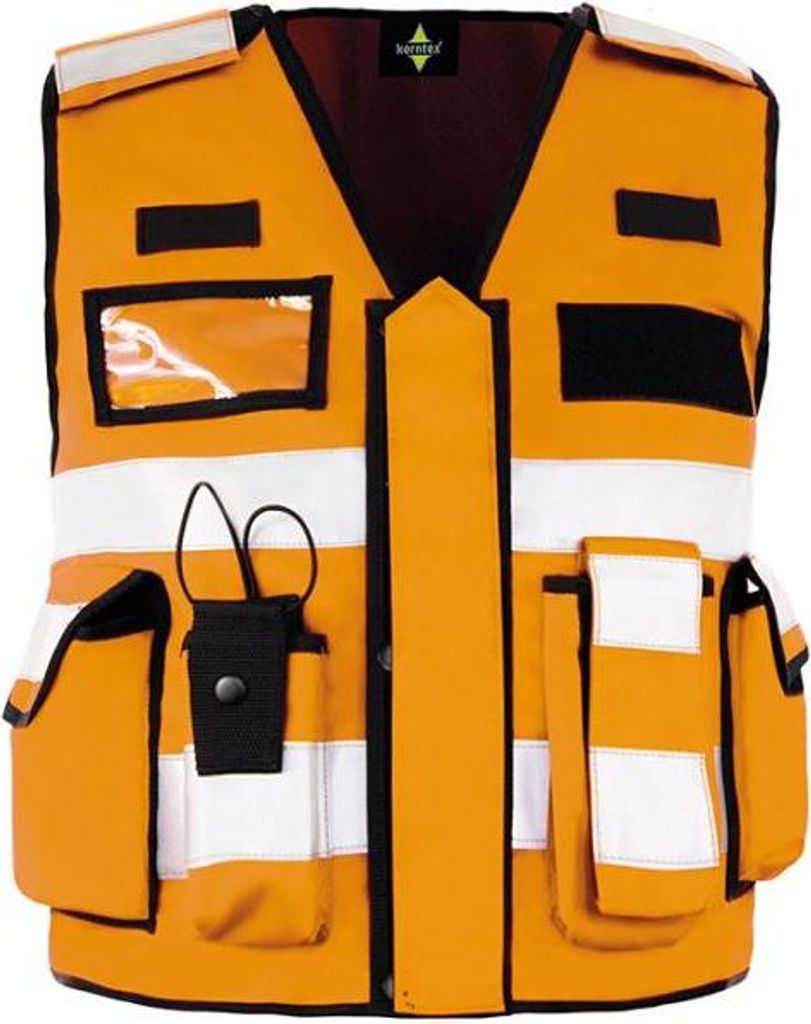 Gilet tattico di sicurezza Korntex® "Bonn" - M/XL - Gelb Immagine del prodotto 