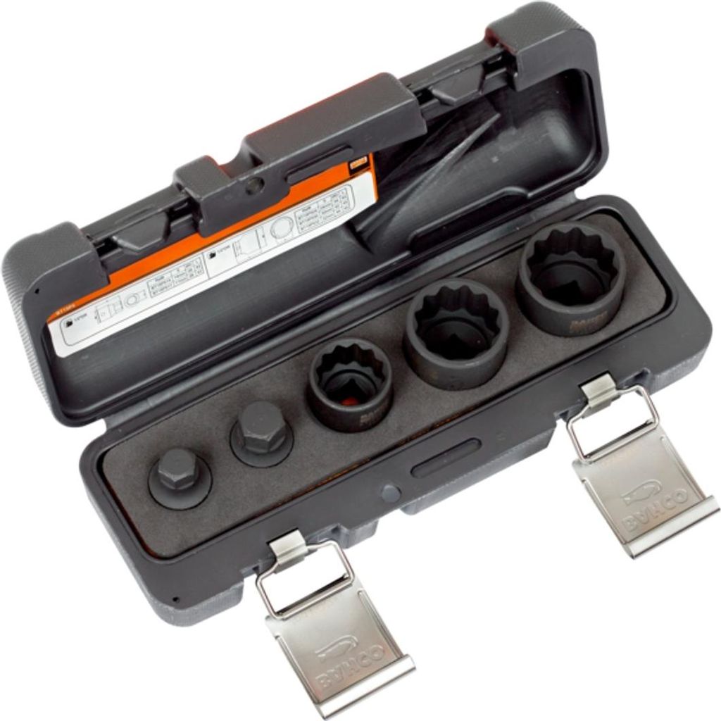 Bahco 1/2 Kraft-Steckschlüssel- und Bitsatz (Bits 14+17mm, Einsätze 24,30,32mm)