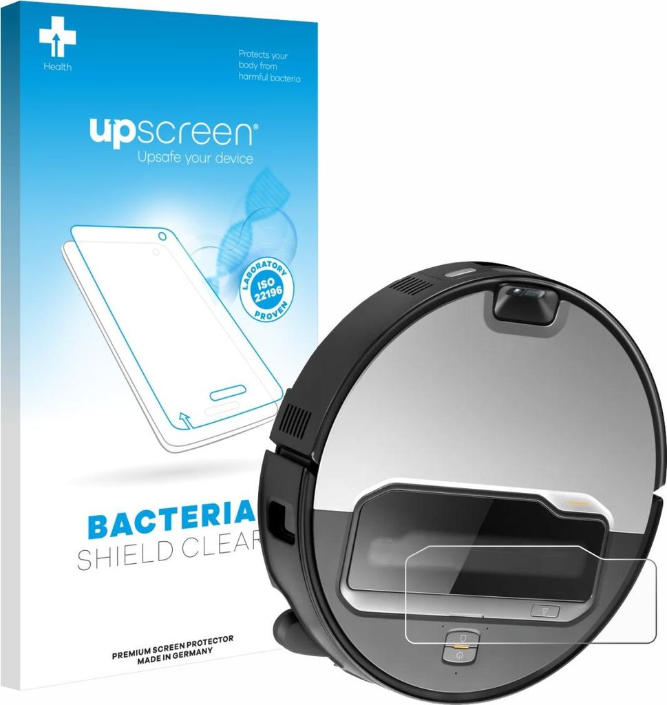 upscreen Schutzfolie für Roborock Saros Z70 Displayschutz Displayschutzfolie Folie Klar antibakteriell