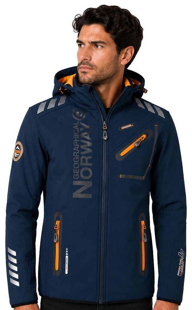 Geographical Norway Pánská softshellová bunda ROYAUTE Tmavě Obrázek produktu 