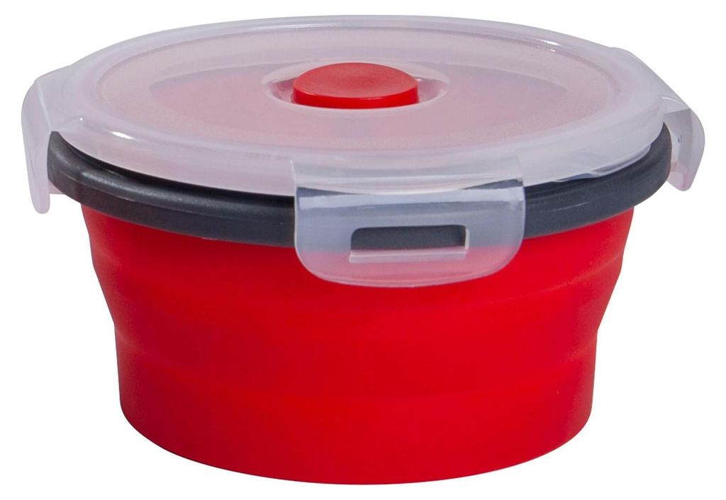 mixcover fiambrera plegable con tapa de silicona 350 ml Imagen del producto 
