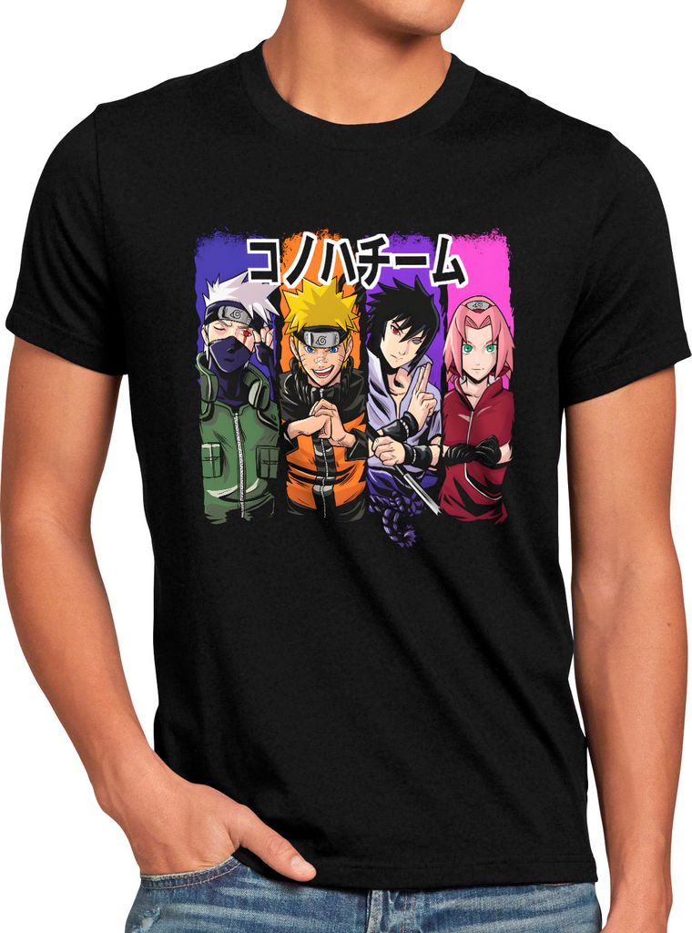 style3 Team 7 Herren T-Shirt ninja anime manga cosplay