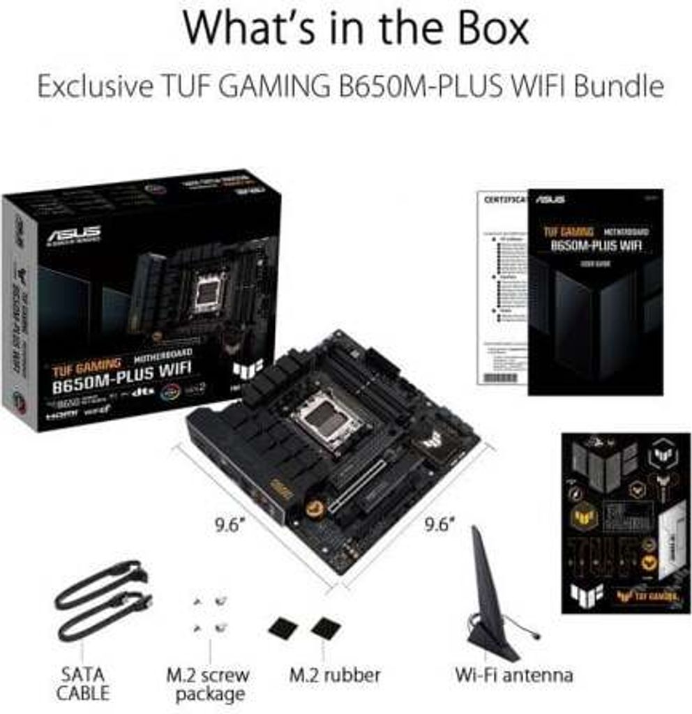 ASUS TUF GAMING B650M-PLUS WIFI Mainboard Produktbild 12