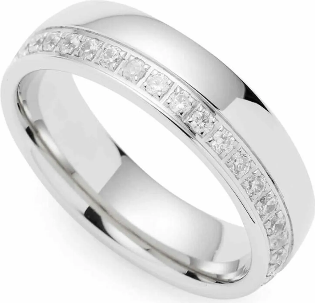Anello Donna Leonardo Jewels 023510 Brilliante in Acciaio Misura 17