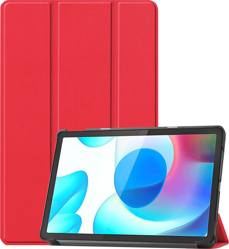 imoshion Trifold Klapphülle Realme Pad - Rot Produktbild 