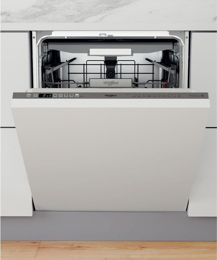 Whirlpool W0I D751A X, Voll integriert, Standardgröße (60 cm), Edelstahl, Tasten, 1,3 m, 1,55 m