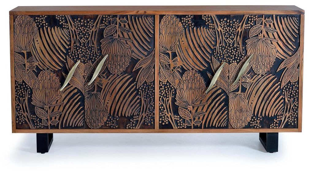Sideboard Tropicana aus Akazienholz, 94 cm x 190 cm x 42 cm Giner y Colomer
