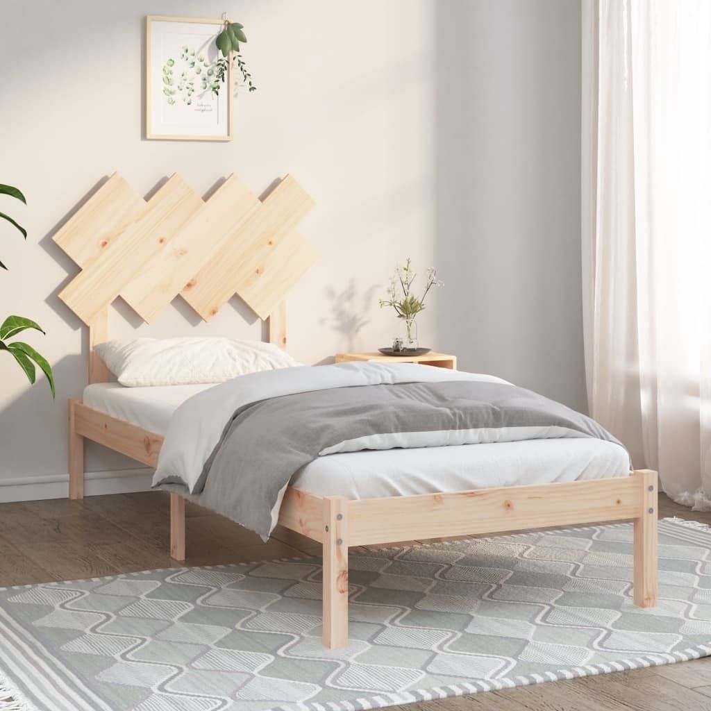 "Rabatt" Massivholzbett Schlafzimmer - Bettgestell moderne - 90x200 cm - Klassische Betten CC3739