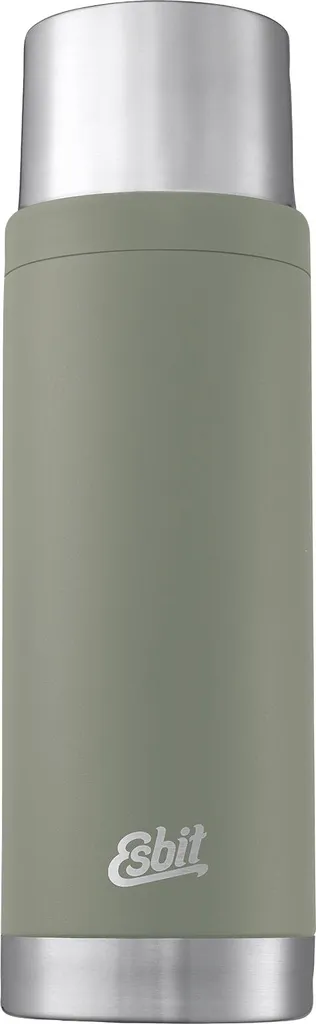 Esbit Thermos Sculptor 1L Gris - Bouteille Isotherme en Acier Inoxydable