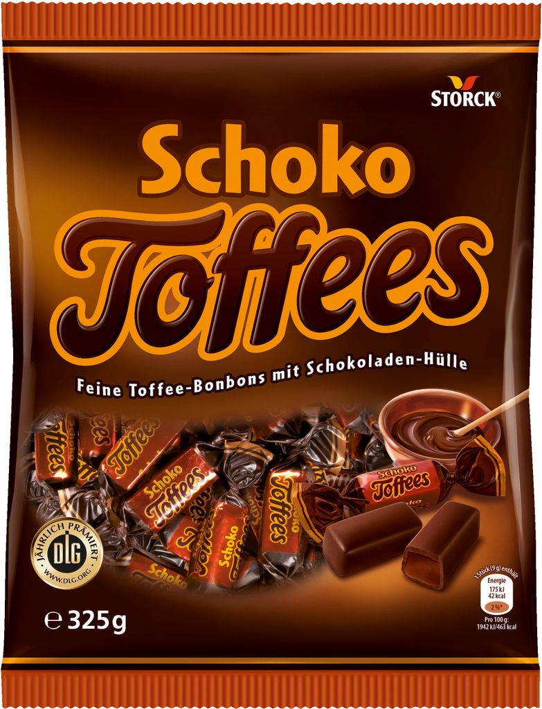 Storck Schoko Toffees einzeln gewickelt mit Produktbild 