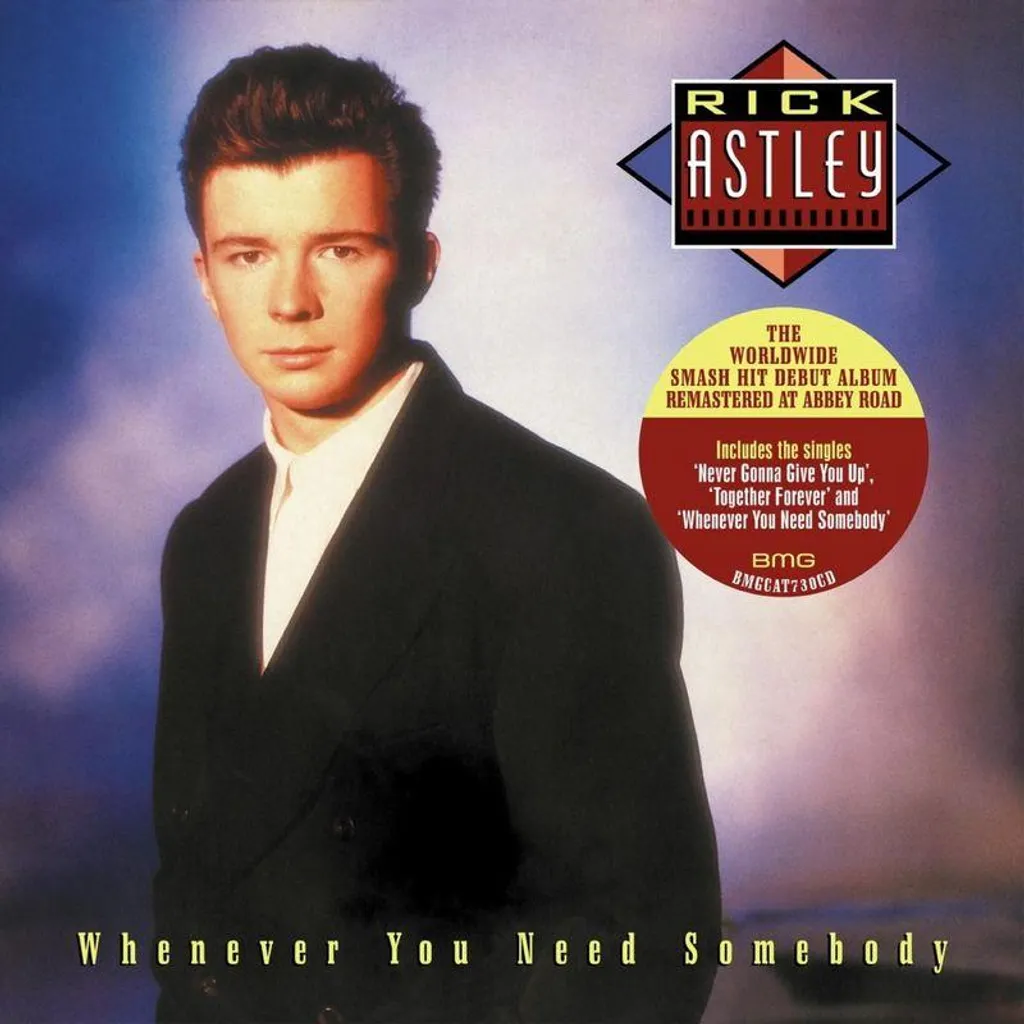 Whenever You Need Somebody 2022 Remaster - Rick Astley Album Vinyle LP