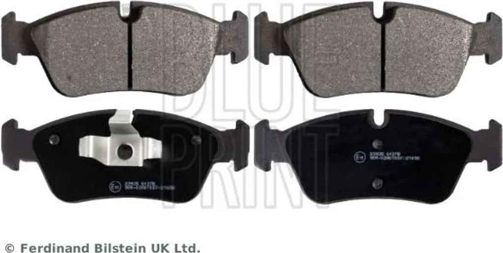 Plaquettes de frein anti-bruit pour BMW Série 1 et 3 Blue Print ADB114228