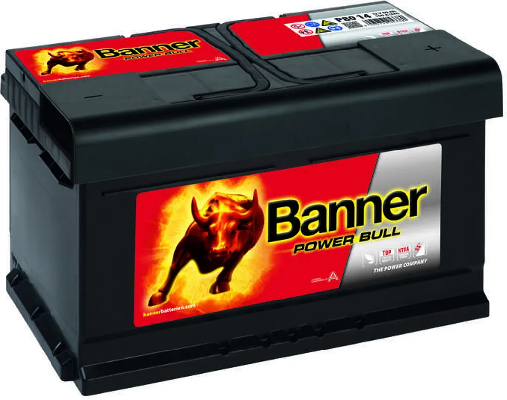 Batterie auto Banner 80Ah 12V P8014 idéale pour trajets mixtes et urbains