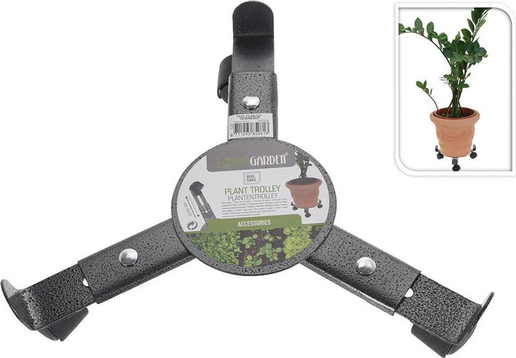 Plateau Roulant Ajustable Support Mobile Pour Pots Lourds - Image du produit 