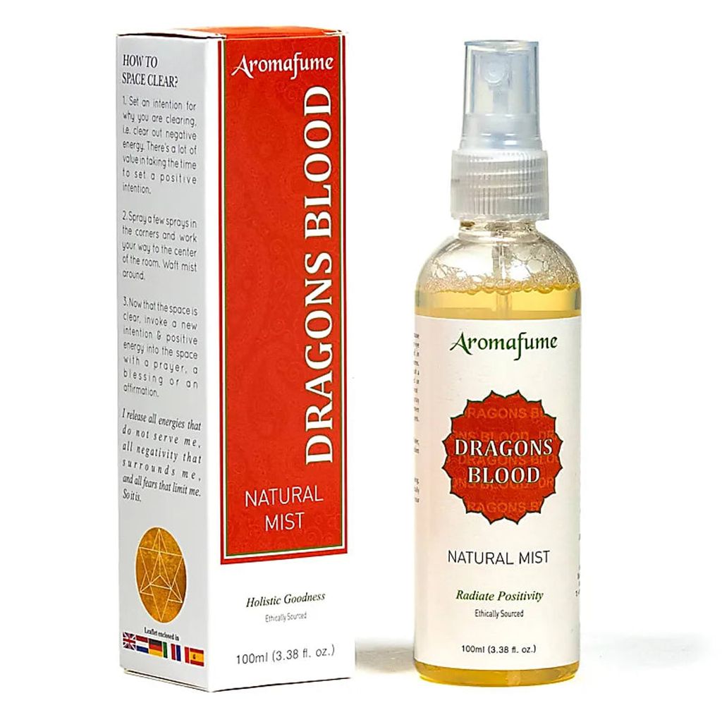 Lufterfrischer Spray Dragons Blood Aromafume – Packung mit 3 Stück – 100 ml