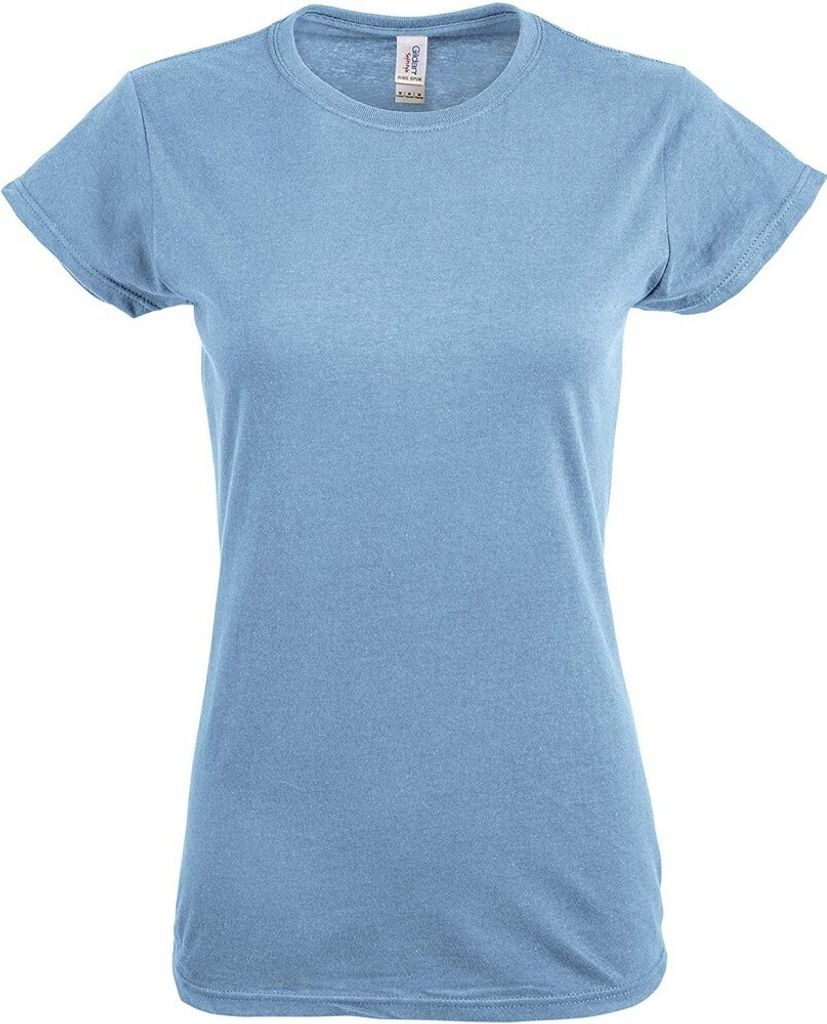 Gildan - "Softstyle" T-Shirt Mittelschwer für Damen BC5250 (M) (Saphir-Blau)