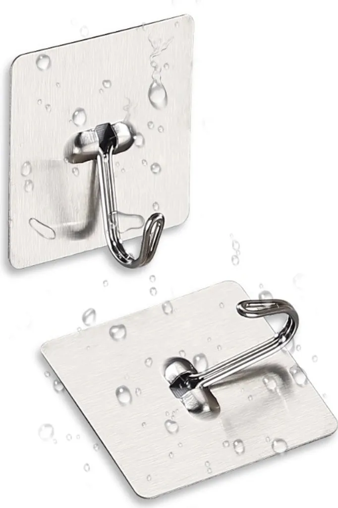 Gancio Adesivo 15 Kg  Max  Gancio Da Parete Autoadesivo Trasparente Porta Asciugamani Per Bagno Cucina Soffitto Sospensione Porta Accappatoi 10 Pezzi 86546907