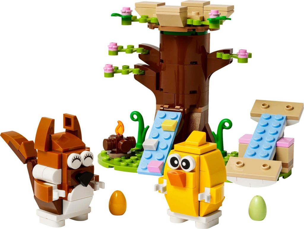 LEGO Frühlingstierspielplatz, Bauset mit Vogel und Produktbild 