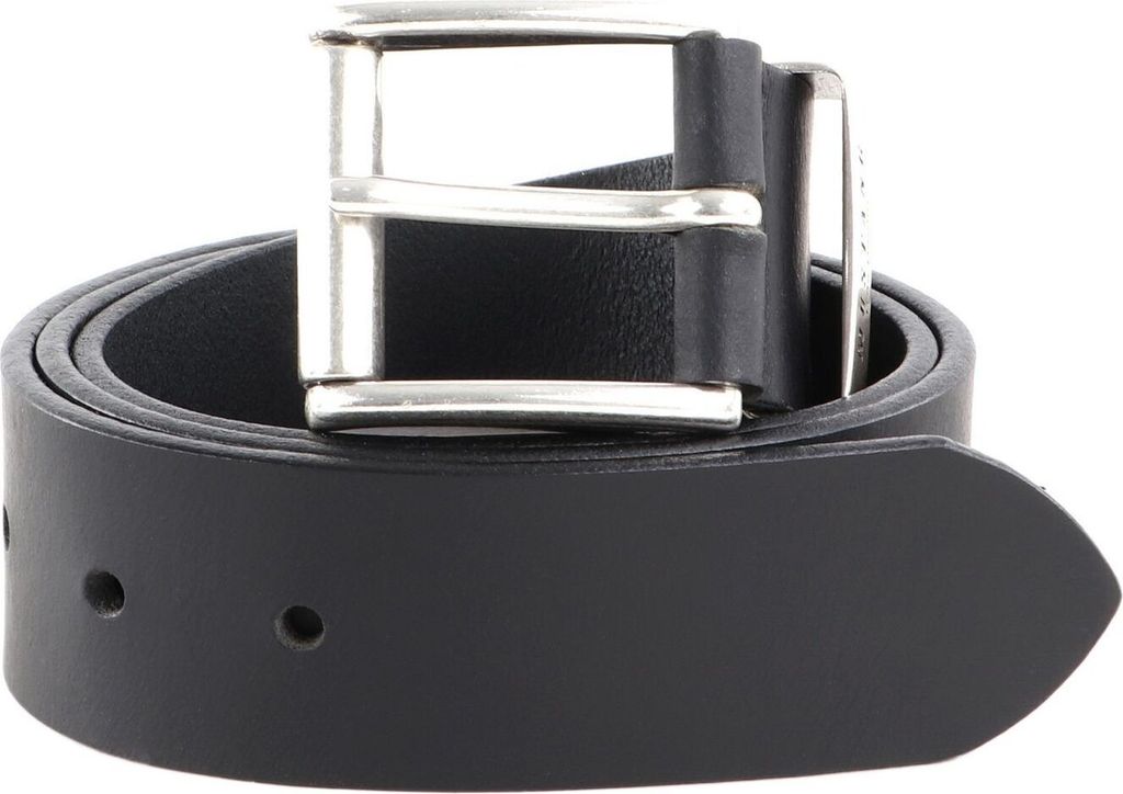 MUSTANG Leder Gürtel Leather Belt 40mm W85 Black schwarz