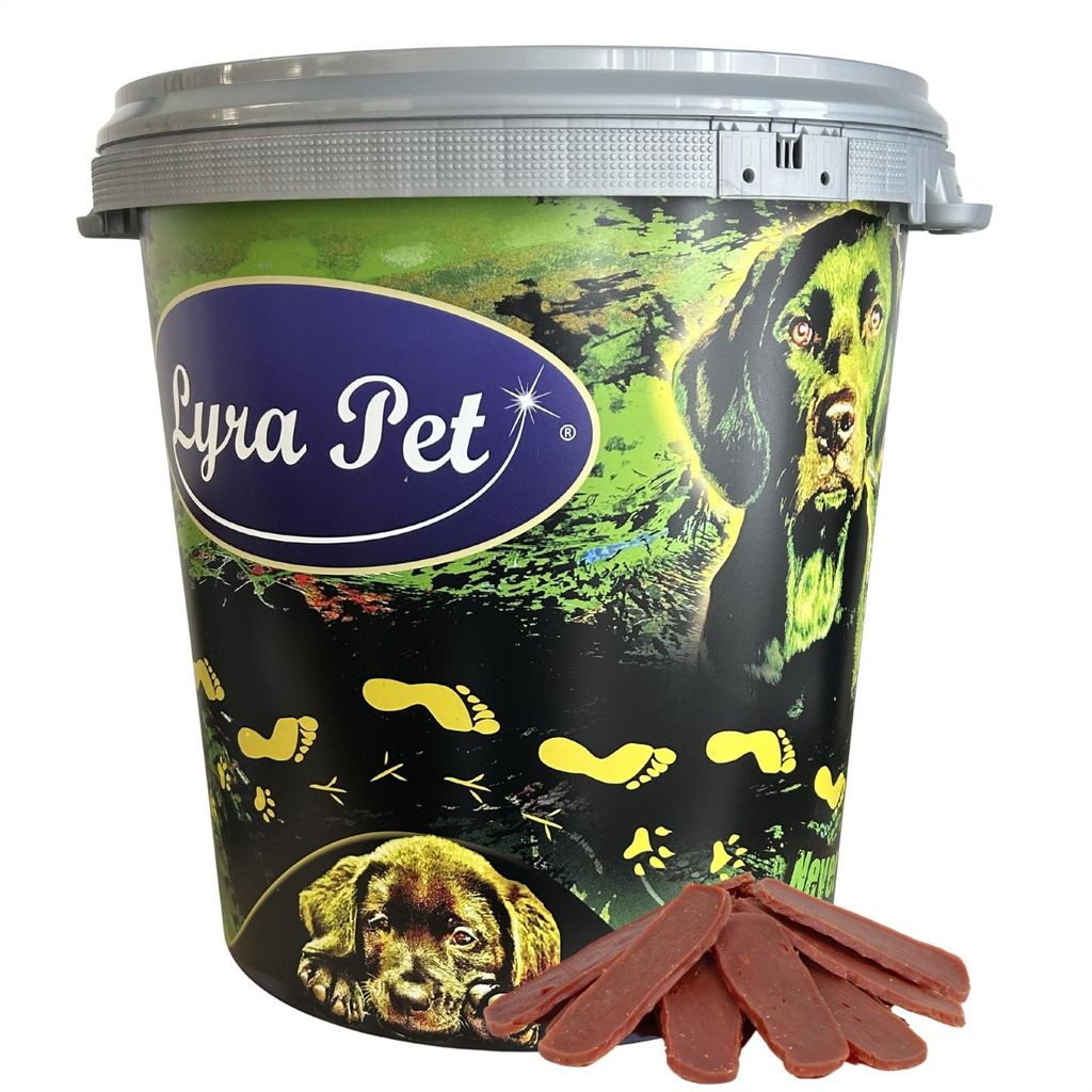 5 kg Lyra Pet Entenmedaillons in 30 L Tonne