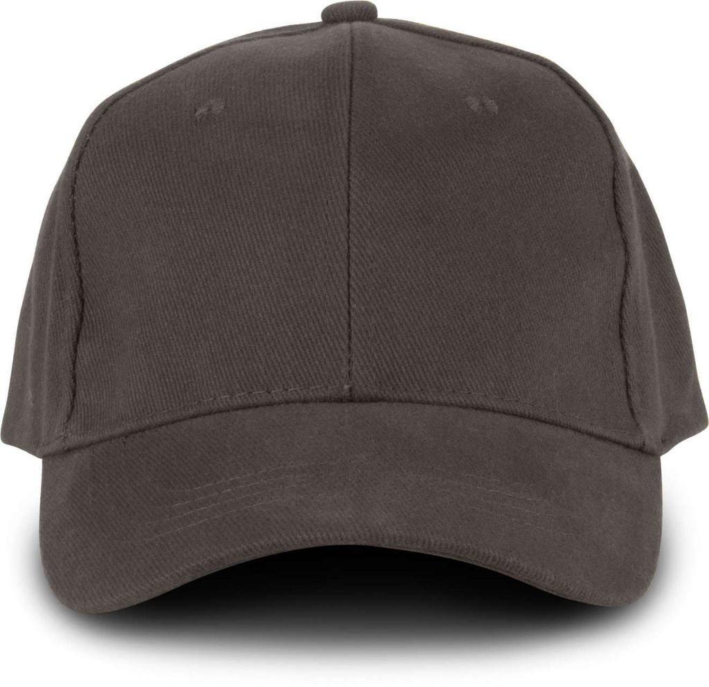 K-Up Herren Kappe Panel Cap Sandwich Cap Basecap Baseballkappe Mütze, Größe:U, Farbe:Shale Grey