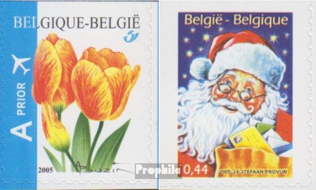 Briefmarken Belgien 2005 Mi 3454Do,3515Do (kompl.Ausg.) gestempelt Blumen