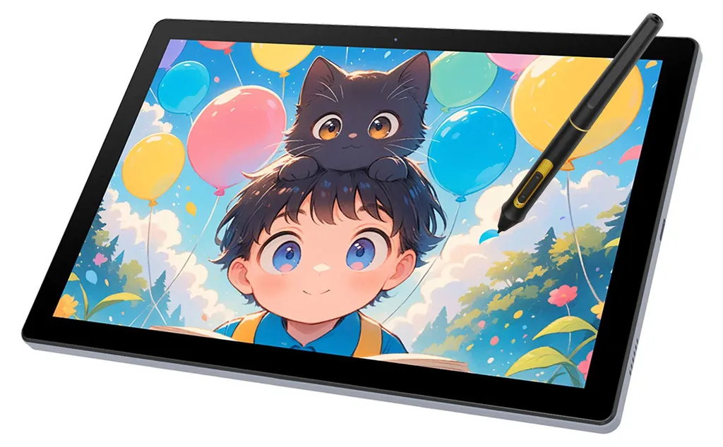 BOSTO BT-101A Tablette Graphique 10,1 Pouces IPS avec Stylet Sans Pile