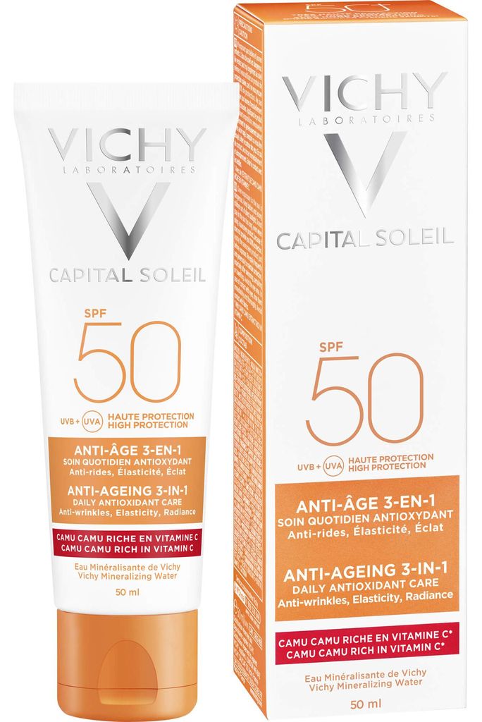 Vichy Ideal Soleil Crema Anti-Età Lsf 50 50 ml Immagine del prodotto 